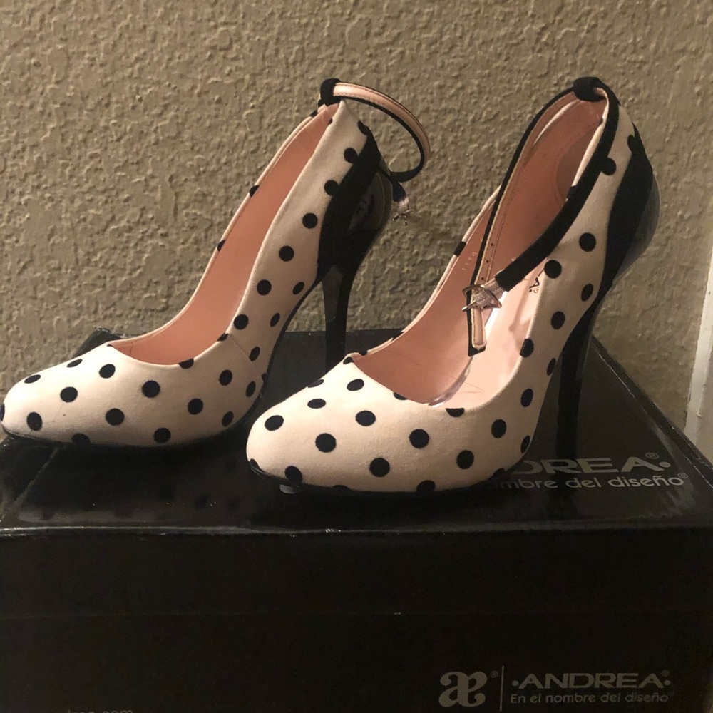 Andrea polka dot shoes